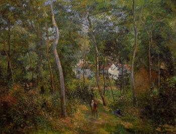 Camille Pissarro : The Backwoods of l'Hermitage, Pontoise